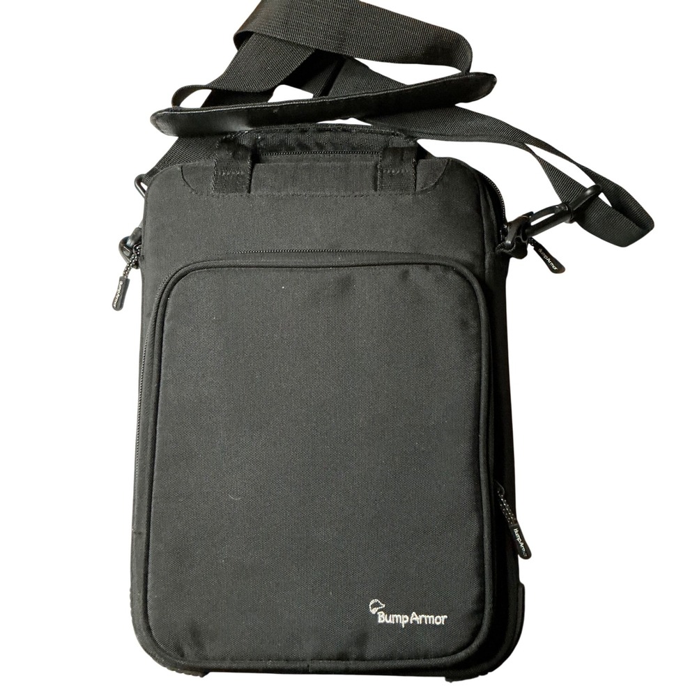 Bump‎ Armor Tech Protection Black Tablet Messenger Bag Case